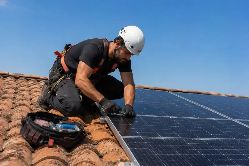 Maintenance et monitoring de panneaux solaires à Soupex